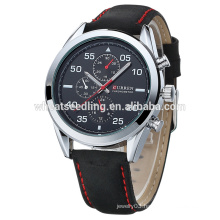 wholesale wrist watch leather men's fashion watches